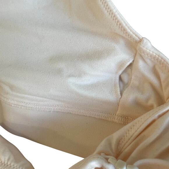 New Pale Pink Triangle Bralette Small D-DD Removable Pads Wireless Classic Basic - Picture 10 of 10